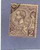 MONACO TIMBRE N° 12 OBLITERE PRINCE ALBERT 1ER 2C VIOLET BRUN - Used Stamps