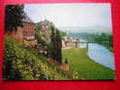 CPSM OU CPM -ALLEMAGNE-SAARBURG BLICK AUF BURG UND SAARBRÜCKE-S 675-CARTE EN BON ETAT,AVEC LES COINS COGNES - Saarburg