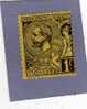 MONACO TIMBRE N° 20 OBLITERE PRINCE ALBERT 1ER 1F NOIR SUR JAUNE - Used Stamps