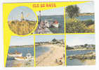 ILE DE BATZ, Finistère: Le Phare, L'Estacade, Le Port Et La Plage ;1975; TB - Ile-de-Batz