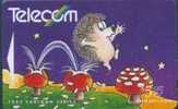 # NEW_ZEALAND NZ13S_1 1992 Cartoon Issue - Hedgehod & Mushrooms 5 Gpt 01.92 Tres Bon Etat - Nueva Zelanda