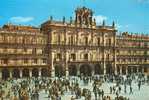 Spain - Espana - Salamanca - Plaza Mayor - Main Square Old Postcard Postal [P505] - Salamanca