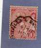 MONACO TIMBRE N° 23 OBLITERE PRINCE ALBERT 1ER 10C ROUGE - Usados