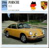 CARS CARD FICHE TECNICO STORICA  PORSCHE 911 S - Autos