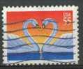 USA 1997, Yv. 2589, Coeur  Heart, Love Amour,  Swan Cygne Oiseau Bird - Cigni