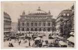 75 PARIS - Place De L'Opéra. TRES ANIMEE. Voitures, Autobus 1945 - Public Transport (surface)