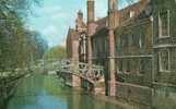 THE WOODEN BRIDGE OF QUEEN S COLLEGE CAMBRIDGE BON ETAT - Cambridge