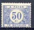 #Belgium Postal Due 1923. Michel 28a . MH(*) - Stamps