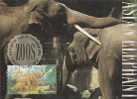 Australia-1994 Zoos Endangered Species Asian Elephant  Maximum Card - Eléphants