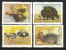 South West Africa - 1985 Ostriches Set (**) # SG 439-442 - Struzzi