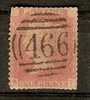 Great Britain 1854-57  QV  1d  (o)  B-F (Cream Paper) Large Crown - Usados