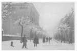 01 ) OYONNAX - Avenue De La Gare En Hiver / Sous La Neige - Oyonnax