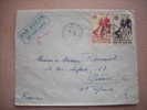 16/152  LETTRE   DAHOMEY   TIMBRES AOF - Storia Postale