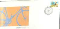 AUSTRALIA  FDC CYCLING SPORT SRIES II   41 CENTS STAMP   DATED 23-08-1989 CTO SG? READ DESCRIPTION !! - Brieven En Documenten
