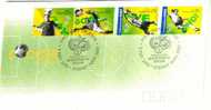 AUSTRALIA  FDC GERMANY FOOTBALL WORLD CUP SPORT 4 STAMPS   DATED 9-05-2006 CTO SG? READ DESCRIPTION !! - Covers & Documents