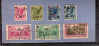 MONACO TIMBRE N° 104 A 110 OBLITERE - Used Stamps