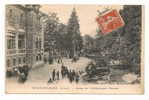 Evaux-les-bains (23) : Avenue De L'établissement  Thermal En  1918 (animée). - Evaux Les Bains