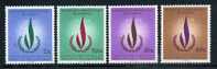 REPUBLIC Of CONGO 1968 Human Rigth Cpl Set Of 4 Yvert Cat. N° 676/79  Absolutely Perfect MNH ** - Neufs