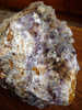 QUARTZ HYALIN AVEC FANTOME AMETHYSTE 10 X 7 CM JUMEAUX 63 - Minerals