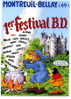PESCH Jean-Louis. CARTE POSTALE DU 1er  FESTIVAL BD DE MONTREUIL-BELLAY Dans Le 49. 2000 - Cartoline Postali
