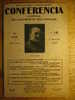 CONFERENCIA N°14 Du 5 JUILLET 1929 - DEMOSTHENE - LAZARE HOCHE - RYTHME ART - PHRENOLOGIE CRANOLOGIE MME DE THAU - Sonstige & Ohne Zuordnung