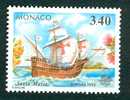 MONACO, 1992, N° 1826** (Yvert Et Tellier) Christophe Collomb, Caravelle La Santa Maria - Andere & Zonder Classificatie