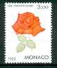 MONACO, 1992, N° 1839** (Yvert Et Tellier) Exposition Philatelique De Gênes, Fleurs, Roses - Andere & Zonder Classificatie