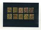 - GRANDE BRETAGNE GEORGE VII . ENSEMBLE DE TIMBRES 3d DE 1902 - Used Stamps