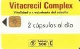 TARJETA DE VITACRECIL COMPLEX DEL  3/96 Y TIRADA 19000  ( Un Poco Rozada) - Emissioni Private