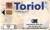 TARJETA DE TORIOL DEL  3/99 Y TIRADA 22000  ( Un Poco Rozada) - Emisiones Privadas