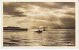 Wrangell AK, Fishing Boats At Breakwater, Harbor Light, On C1940s Vintage Real Photo Postcard - Other & Unclassified