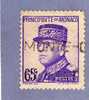 MONACO TIMBRE N° 160 OBLITERE PRINCE LOUIS II 65C VIOLET - Gebraucht