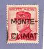 MONACO TIMBRE N° 163 OBLITERE PRINCE LOUIS II 1F ROSE CARMINE - Gebraucht