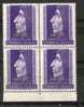 1952 TRIESTE A SAVONAROLA QUARTINA MNH ** RR6042-4 - Mint/hinged