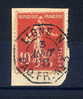 N°138 Sur Fragment  Paquebot Ligne N- Frappe Luxe- - Used Stamps