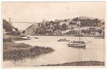 Clifton Suspension Bridge From ASHTON MEADOWS, England; Boat / Bateau ; 1938; TB - Bristol