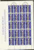 LIECHTENSTEIN USED MICHEL KB 454 EUROPA 1965 SHEET FEUILLET - 1965