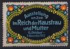 AUSSTELLUNG  IM REICH HAUSFRAU UND MUTTER 1913 HOUSWIVE & MOTHER CINDERELLA - Muttertag