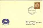 ISRAEL 1955 COVER WITH MA´BERET KEFAR NAHMAN CANCELLATION - Covers & Documents