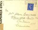 17/908 LETTER TO USA  CENSURED - Lettres & Documents