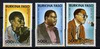 Burkina-Faso ** PA N° 325 à 327 - 20e Ann. Du Festival Du Film - Burkina Faso (1984-...)