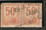 FRANCE - "PETITS COLIS " N° 15 - 2 Timbres Tirage Sur Bristol - Cote DALLAY 37af  850 Euros(212 Euros) - Usados