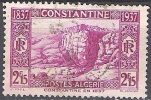 Algérie 1937 Michel 137 O Cote (2005) 0.80 Euro Constantine Gorges Du Rhumel Cachet Rond - Gebraucht