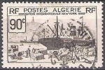 Algérie 1939 Michel 160 O Cote (2005) 0.70 Euro Exposition Universelle New York Extavia Dans Le Port Alger Cachet Rond - Used Stamps