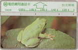 # TAIWAN D4035 Frog 100 Landis&gyr   -animal,frog,grenouille- Tres Bon Etat - Taiwan (Formosa)