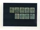 - ESPAGNE . VARIANTES DU 5 CENT. 1909-22 - Used Stamps