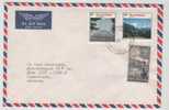 New Zealand Air Mail Cover Sent To Denmark 6-8-1974 - Luchtpost