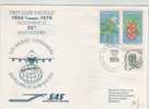 USA Flight Cover SAS FIRST OVER THE POLE 1954 - 1979 25th Anniversary L. A. - Copenhagen - 1921-40