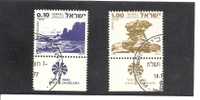 Israel. Nº Yvert 657-58-tab (usado) (o). - Usati (con Tab)