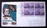 Enveloppe 1er Jour - U.S. Postage.  First Day Of Issue. Nebraska Territorial Centennial. - 1951-1960